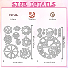 Carbon Steel Cutting Dies Stencils DIY-WH0309-1924-2