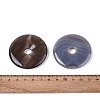 Natural Grey Agate Big Pendants G-T144-43H-3