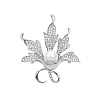 Alloy Rhinestone Brooch for Backpack Clothes PW-WG34212-02-2