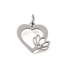 304 Stainless Steel Charms SA-CBA4CE0-17P-1
