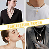 200Pcs 2 Colors Opaque Acrylic Pendants OACR-WR0001-08-5