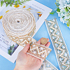 Sparkle Polyester Embroidery Ribbon OCOR-WH0070-76B-3