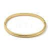 304 Stainless Steel Smooth Hinged Bangles BJEW-Q772-01G-2