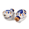 Famille Rose Porcelain Beads LAMP-I028-06C-2
