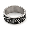 304 Stainless Steel Ring RJEW-B055-03AS-09-2