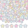 200Pcs Transparent Acrylic Beads OACR-PA0001-93-7