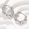 Brass Hoop Earrings EJEW-Q015-03P-02-5