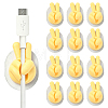 Yeah Gesture Thumb Shape Plastic Cable Organizer Clips PL-FZCA1FC-01D-1
