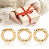 10Pcs Brass Spring Gate Rings KK-BBC0022-07B-7