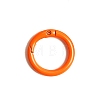 Baking Paint Alloy Spring Gate Rings FIND-WH0111-794I-1