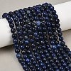 16 inch Grade A Round Dyed Natural Lapis Lazuli Beads Strand GSR6mmC123-8