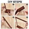 2Pcs Wood Necklace Organizer Display Stands NDIS-WH0016-15B-01-3
