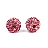 Polymer Clay Rhinestone Beads RB-H284-6MM-209-4