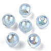 ABS Plastic Imitation Pearl Beads PACR-N013-01A-01-2