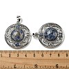 Natural Blue Spot Jasper Pendants G-Q158-03C-3