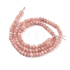 Dyed Natural Malaysia Jade Rondelle Beads Strands G-E316-2x4mm-42-7