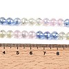 Electroplate Glass Beads Strands EGLA-D300-06-6mm-22-5