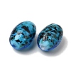 Handmade Gold Sand Lampwork Beads LA-CBAC6A6-01-4
