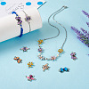 24Pcs 12 Styles Alloy Enamel Connector Charms FIND-BG0001-03-9