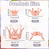 26Pcs 4 Styles Crown Alloy Display Stands for Gemstone FIND-AR0006-93RG-2