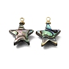 Natural Abalone Shell Pendants SH-CJC0AC7-01D-G-1