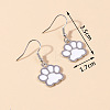 Zinc Alloy Enamel Dangle & Drop Earrings FS-WGC3D93-04-1