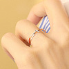 925 Sterling Silver Criss Cross Finger Rings FS-WGE9494-03-3