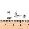 304 Stainless Steel Stud Earrings EJEW-H161-01P-D-5