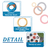 DIY Gemstone Beaded Hoop Earring Making Kits DIY-SW0001-06-4