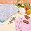 DIY Needle Felting Making Kit DIY-BC0005-76-6