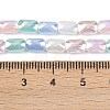 Electroplate Glass Beads Strands EGLA-D300-05-08-3