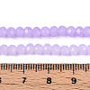 Baking Paint Imitation Jade Glass Bead Strands DGLA-A034-J8MM-A50-4