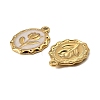 304 Stainless Steel Enamel Pendants STAS-I371-08G-02-2