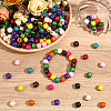 660Pcs 11 Colors Dyed Natural Maple Wood Beads WOOD-PA0001-61A-4