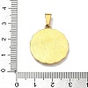 Religion Theme 304 Stainless Steel Pendants STAS-F336-06C-G-3