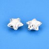 Textured 925 Sterling Silver Beads STER-T007-81S-A-1