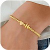 Alloy Beads Stretch Bracelets for Women FS-WG09F24-04-1