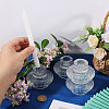 8Pcs Glass Candle Holder AJEW-GL0003-37-3