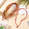 12Pcs 12 Colors Polyester & Spandex Cord Necklace Making AJEW-TAC00070-5