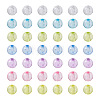 Cheriswelry 560Pcs 7 Colors Transparent Acrylic Beads MACR-CW0001-10-3
