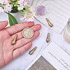 4Pcs Brass Cord Ends KK-CA0003-73B-2