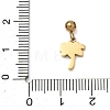 304 Stainless Steel Pendants STAS-K323-01A-G-3