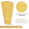 Self Adhesive Gold Foil Embossed Stickers DIY-WH0211-262-2