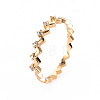 Brass Micro Pave Clear Cubic Zirconia Finger Rings KK-S360-071-NF-3