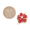Glass & Seed Beads Links Connector Charms PALLOY-MZ01183-01-2