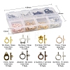 74Set 8 Style Tibetan Style Alloy Toggle Clasps FIND-YW0001-38-6