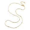 Brass Satellite Chains Necklaces for Women NJEW-D302-16G-4