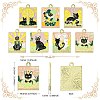 14Pcs 7 Style Alloy Enamel Pendants ENAM-CJ0005-59-2