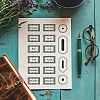 Custom PVC Plastic Clear Stamps DIY-WH0618-0182-6