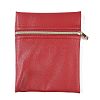Imitation Leather Jewelry Storage Zipper Bags ABAG-G016-01D-01-1